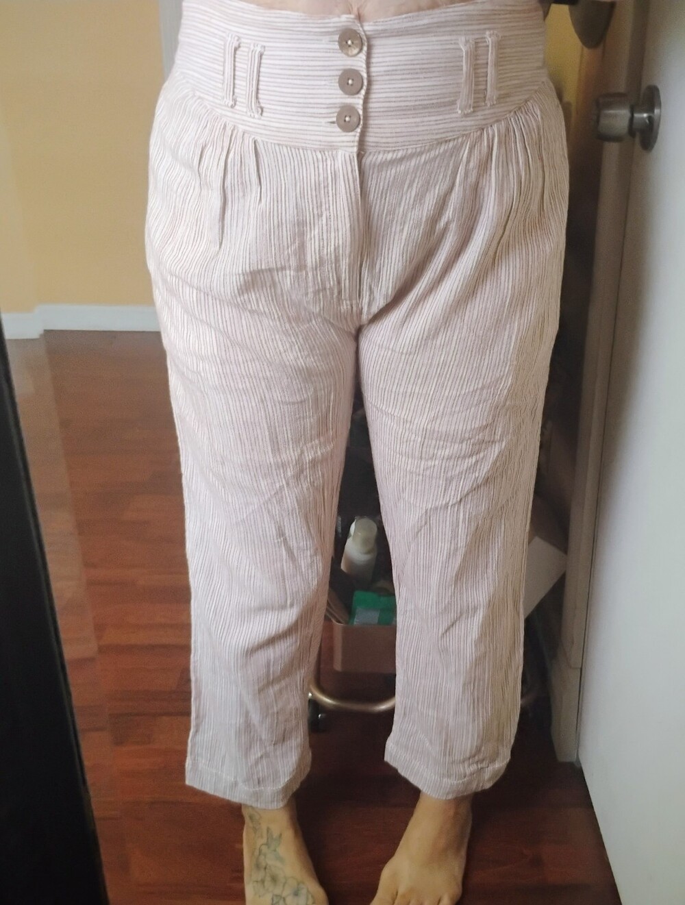 Free people pleated Tapered  pants